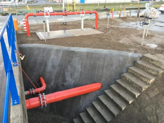 Betondoek tegen onkruidgroei
